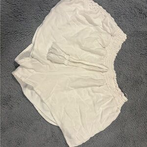Women's White Shorts